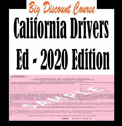 10 California Drivers Ed 2020 Edition Bigdiscountcourse   California Drivers Ed 2020 Edition 