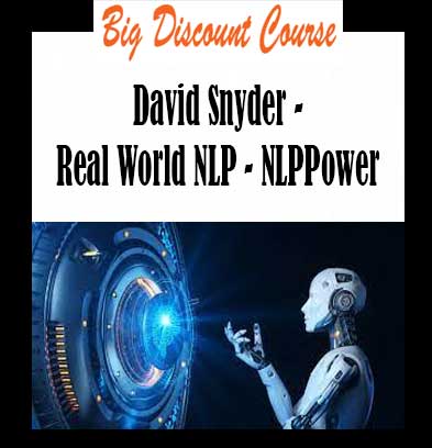 David Snyder - Real World NLP - NLPPower