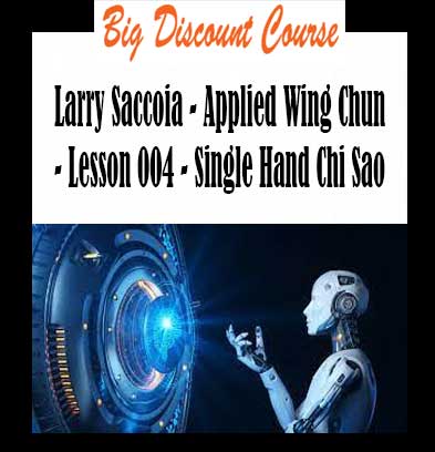 Larry Saccoia - Applied Wing Chun - Lesson 004 - Single Hand Chi Sao